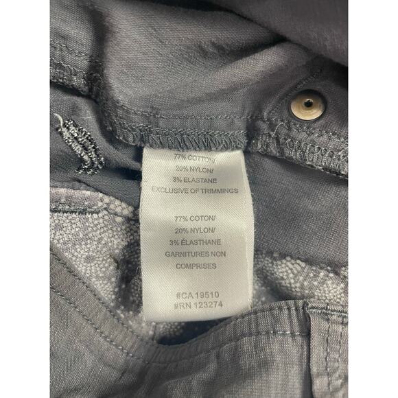 Lole Grey Low Rise Cropped Cargo Capri Pants Women’s Size 8 Active Wear Workout - Picture 7 of 7